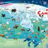 Toys Outset Media | Map Of Canada Floor Puzzle By Cobble Hill