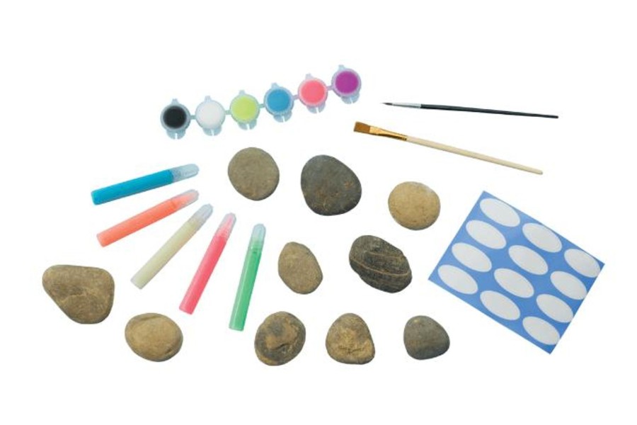 Toys Faber-Castell | Glow In The Dark Rock Painting Kit