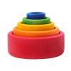 Toys Fire the Imagination | Grimm'S Rainbow Stacking Bowls (Red)