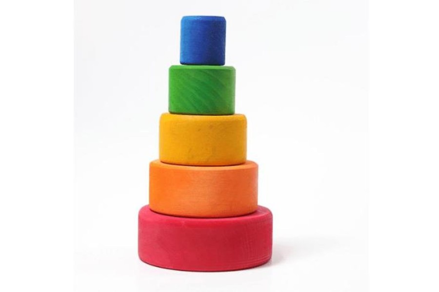 Toys Fire the Imagination | Grimm'S Rainbow Stacking Bowls (Red)