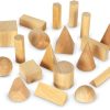 Toys Playwell | Learning Resources Wood Geometric Solids (Set Of 19)