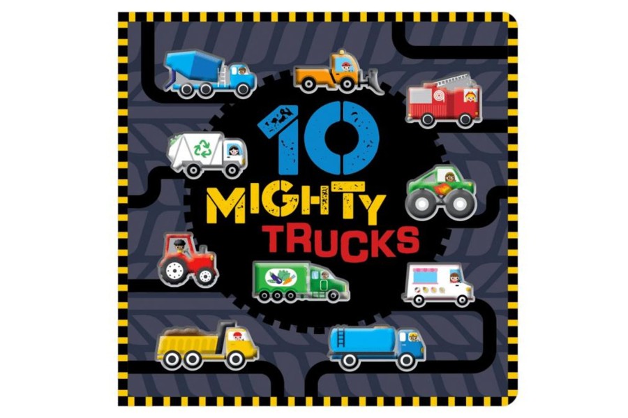 Toys Fire the imagination | 10 Mighty Trucks Board Book