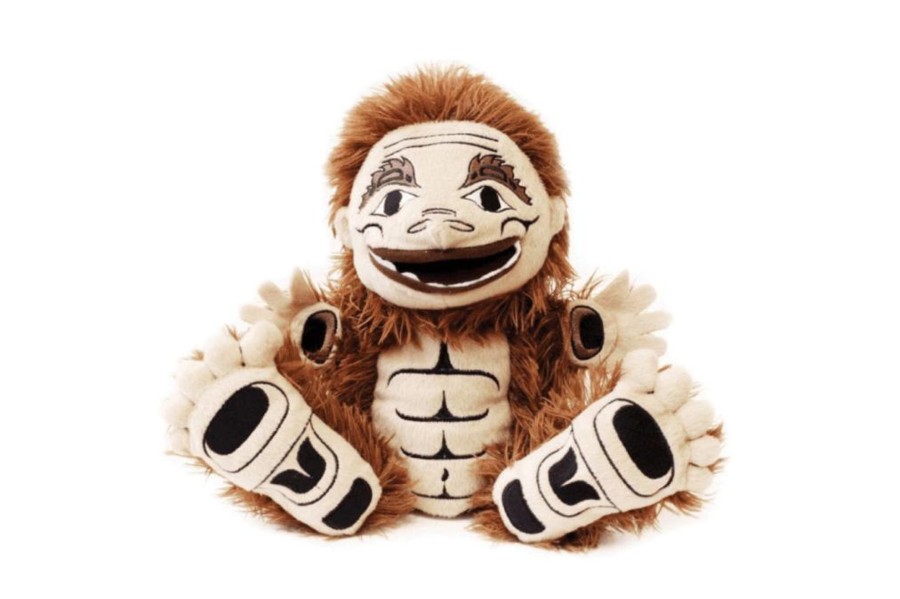 Toys Native Northwest | Puppet - Big Foot The Sasquatch By Justien Senoa Wood