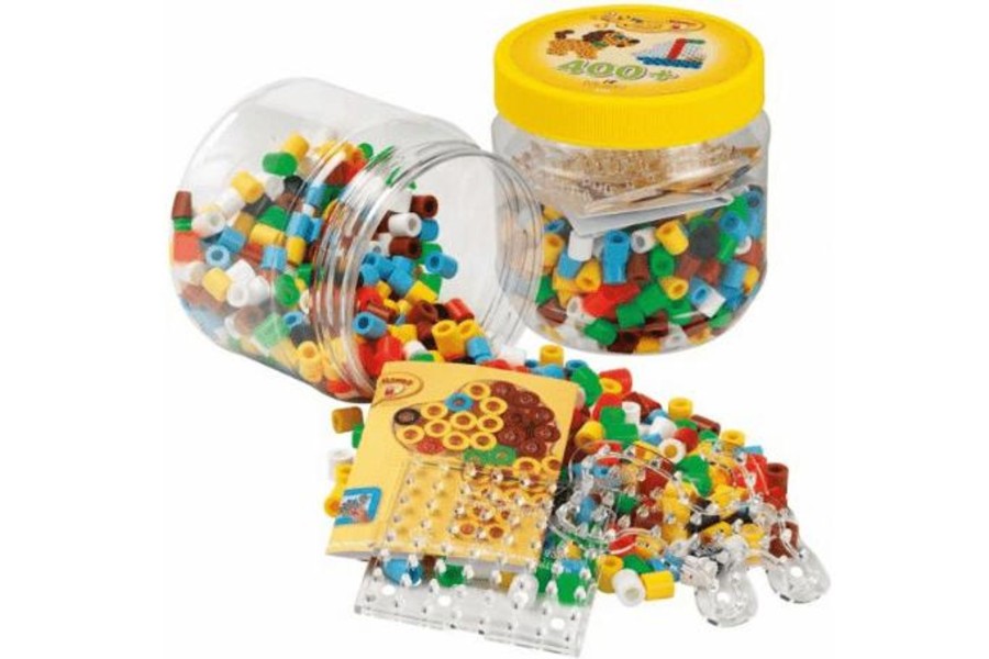 Montessori Materials Playwell | Hama Maxi Beads & Pegboards (400 Pcs)