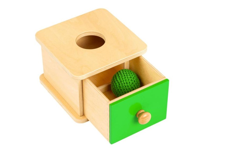 Montessori Materials Tout About Toys | Box With Knitted Ball