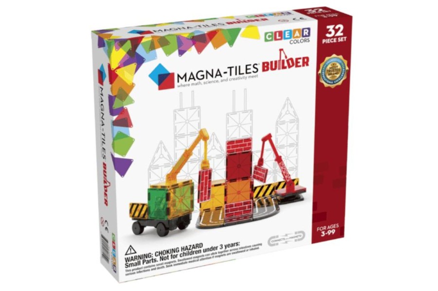 Toys Valtech Magna Tiles | Magna-Tiles® Builder 32-Piece Set