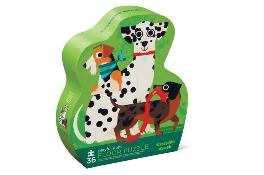 Toys Crocodile Creek | Crocodile Creek Playful Pups Puzzle