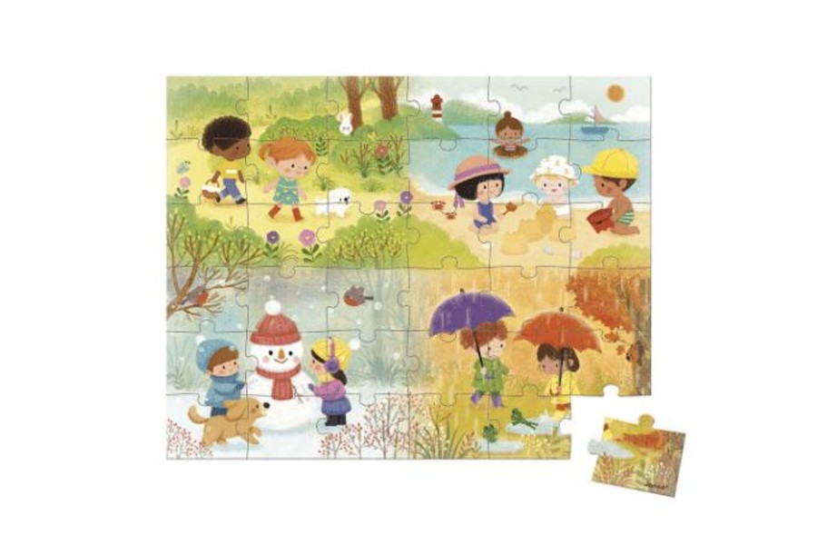 Montessori Materials Pierre Belvediere | Seasons Puzzle (36 Pieces)