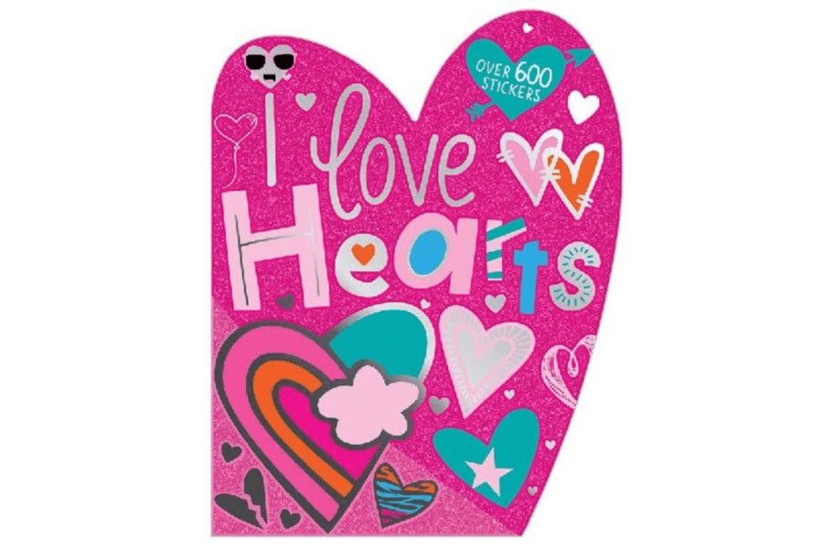 Valentine'S Day Books & Gifts Fire the Imagination | I Love Hearts Sticker Activity Book