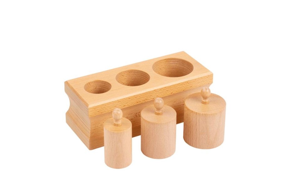 Montessori Materials Tout About Toys | Montessori Infant Toddler Cylinder Block (No. 2)