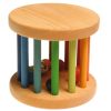 Montessori Materials Fire the Imagination | Grimm'S Giant Rolling Wheel With Wooden Beads And Bells