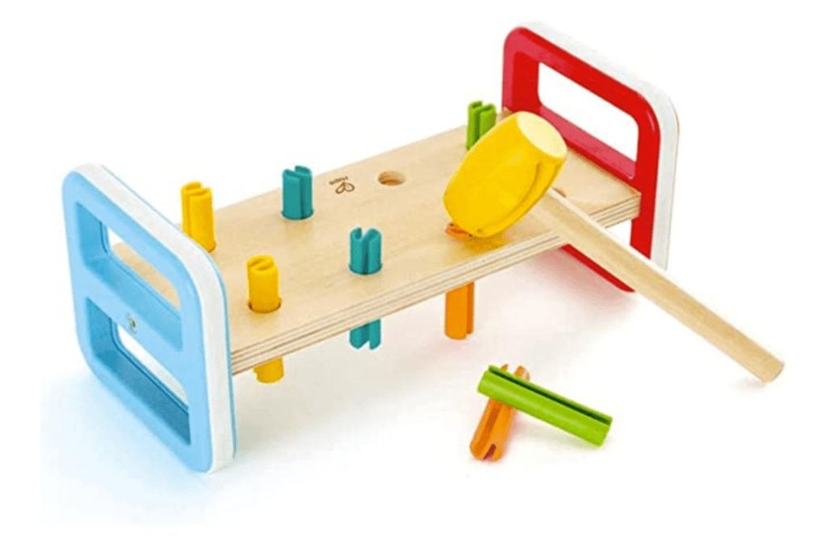 Toys Playwell | Rainbow Pound-A-Peg Bench - Hape