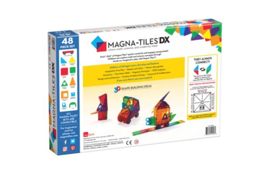 Toys Valtech Magna Tiles | Magna-Tiles® 48-Piece Set