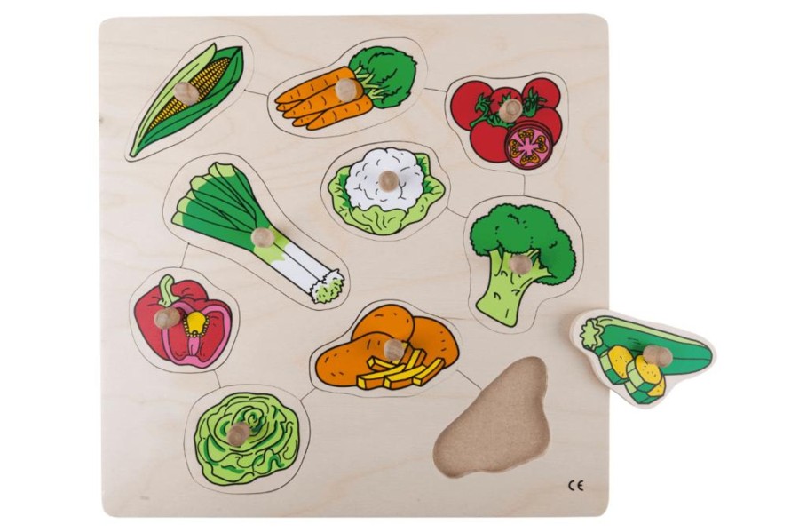 Toys Tout About Toys | Vegetables - Knobbed Puzzle