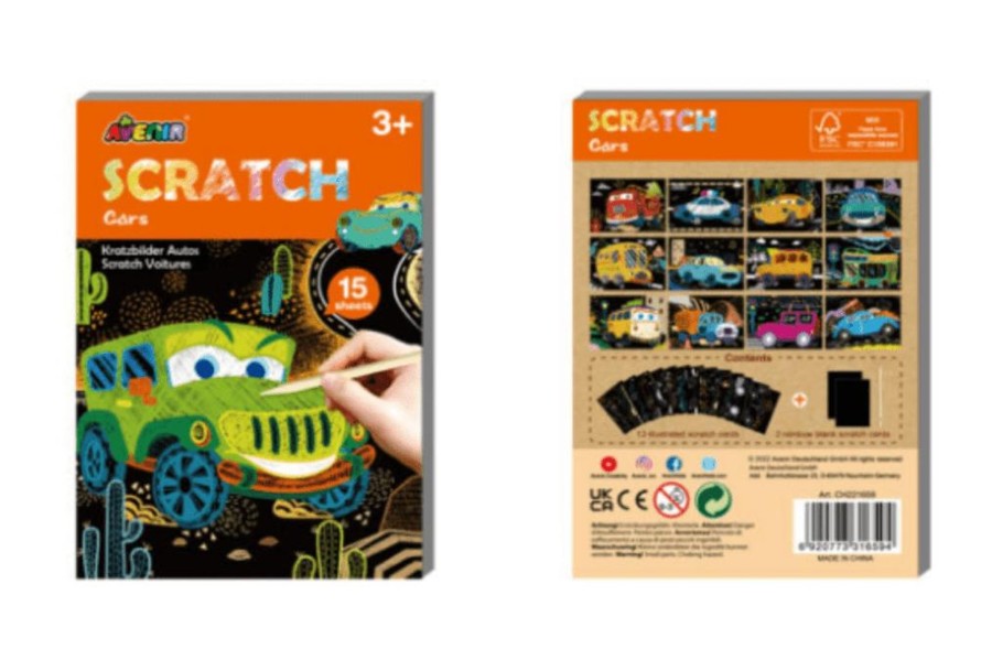 Toys Playwell | Mini Scratch Books (Various Styles)