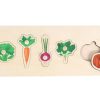 Montessori Materials Playwell | Vegetables Knob Puzzle (5 Piece)