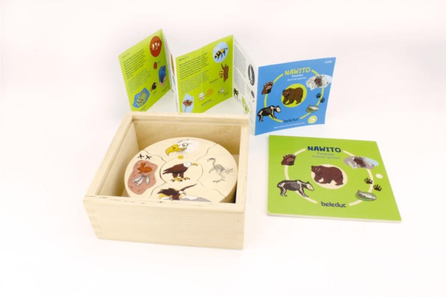 Montessori Materials Playwell | Animal Species Puzzles By Beleduc (Includes 9 Puzzles)