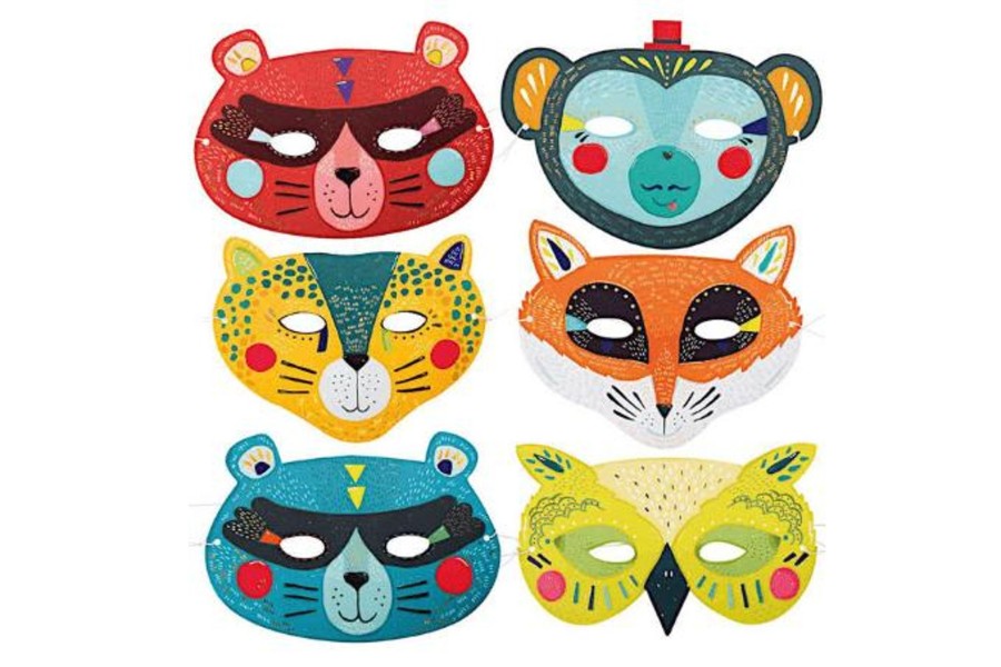 Toys Fire the Imagination | Moulin Roty Colourful Mask Set