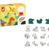 Toys Pierre Belvediere | Janod Dinosaur Stamp Set