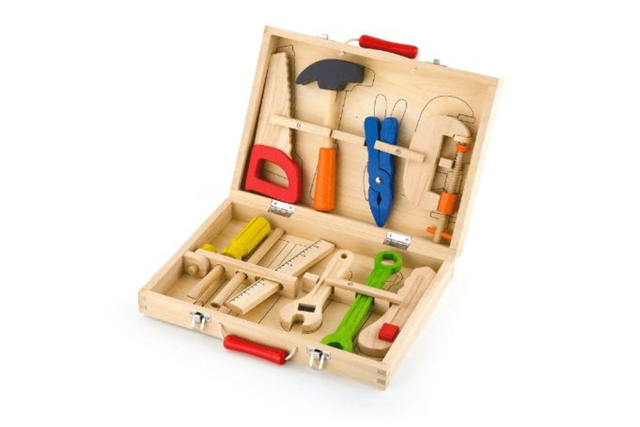 Montessori Materials Pierre Belvediere | Children'S Pretend Wooden Tool Set