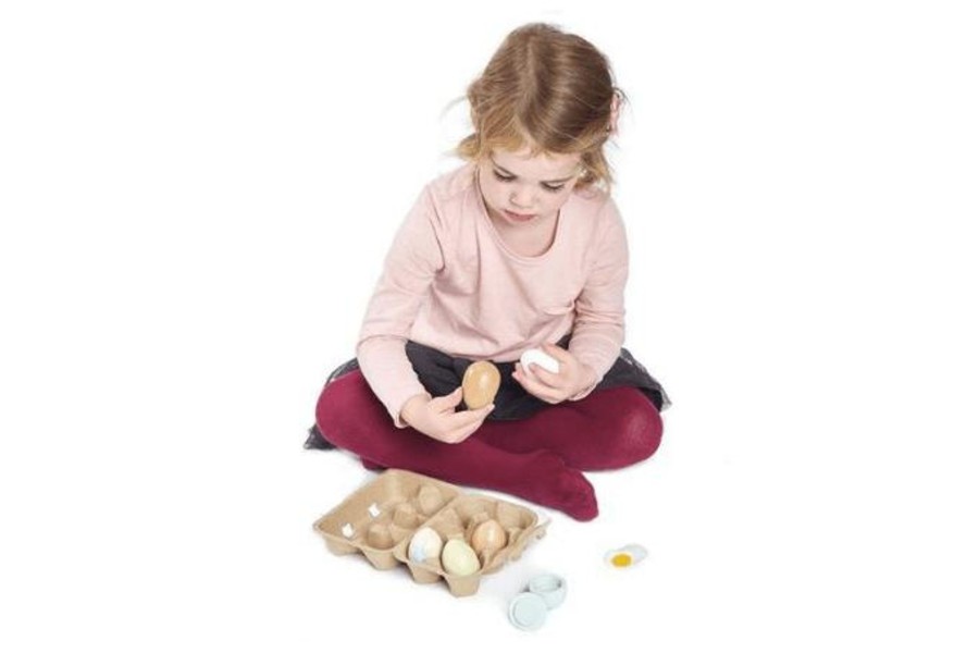 Toys Tender Leaf | Wooden Eggs By Tender Leaf