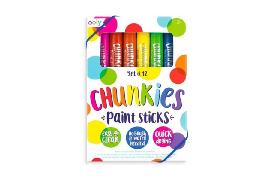 Toys Ooly | Chunkies Paint Sticks (Set Of 12)