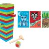 Toys Native Northwest | Multi-Game Wooden Blocks Set - Indigenous Animals By Simone Diamond