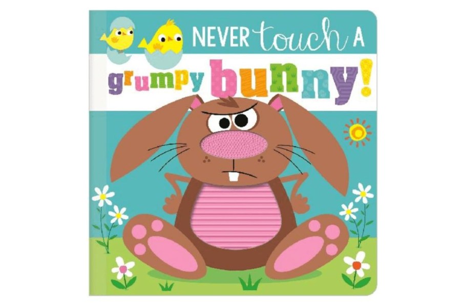 Books Fire the imagination | Never Touch A Grumpy Bunny! Board Book