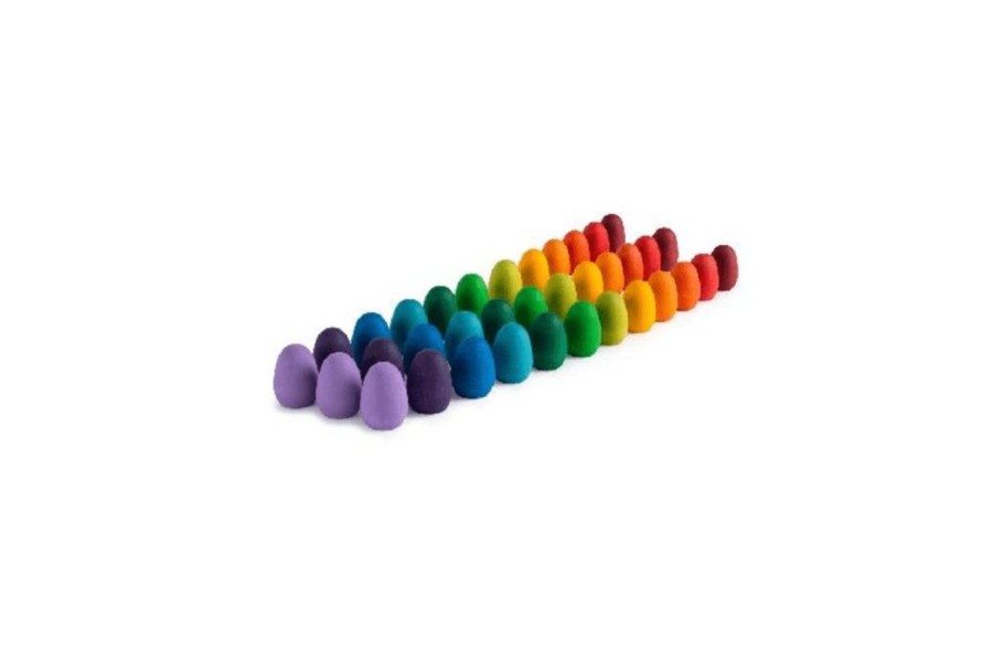 Toys Fire the Imagination | Grapat Mandala Rainbow Eggs - 36 Pcs