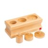 Montessori Materials Tout About Toys | Montessori Infant Toddler Cylinder Block (No. 3)