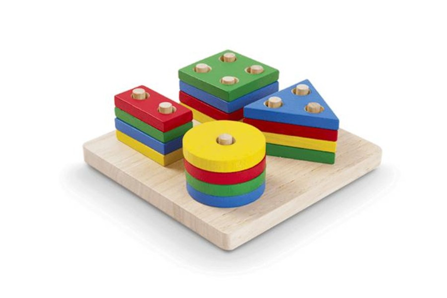 Montessori Materials Plan Toys | Plan Toys Geometric Sorting Board