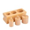 Montessori Materials Tout About Toys | Montessori Infant Toddler Cylinder Block (No. 2)