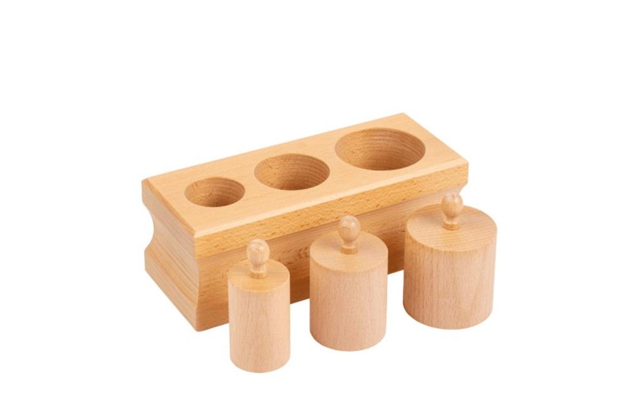 Montessori Materials Tout About Toys | Montessori Infant Toddler Cylinder Block (No. 2)