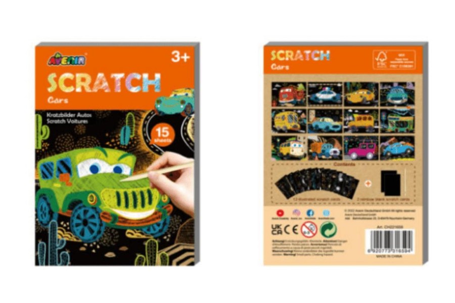 Toys Playwell | Mini Scratch Books (Various Styles)