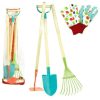 Montessori Materials Fire the Imagination | Children'S Garden Tool Set (Rake, Hoe, Shovel, And Gloves)