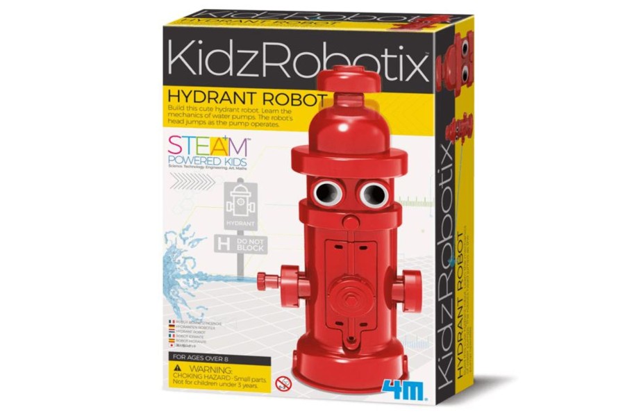 Toys Playwell | Kidz Robotix Hydrant Robot Stem Kit