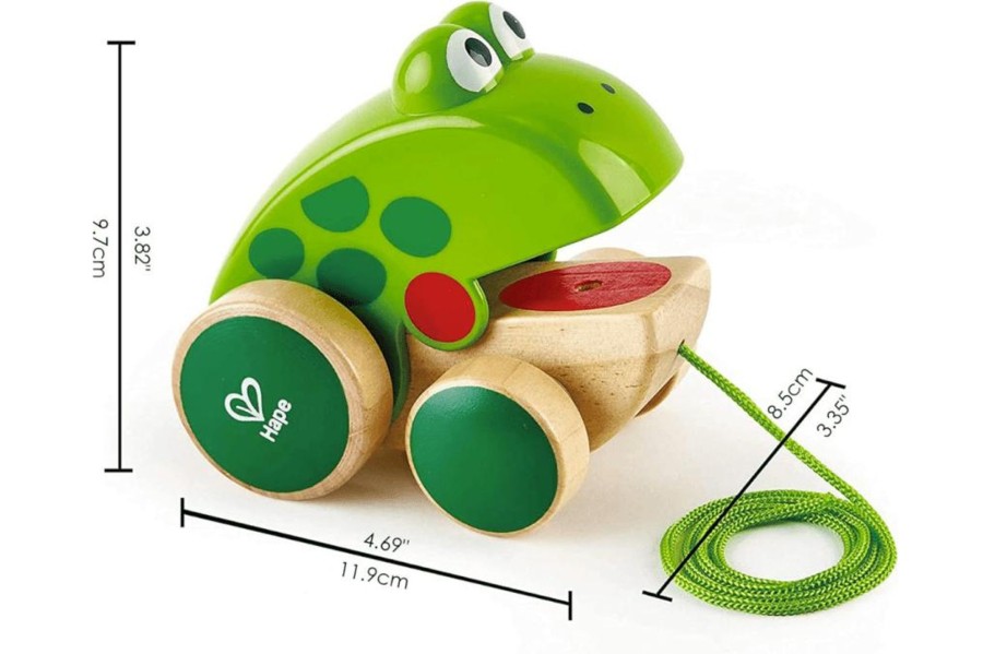 Toys Playwell | Hape Pull-Along Frog