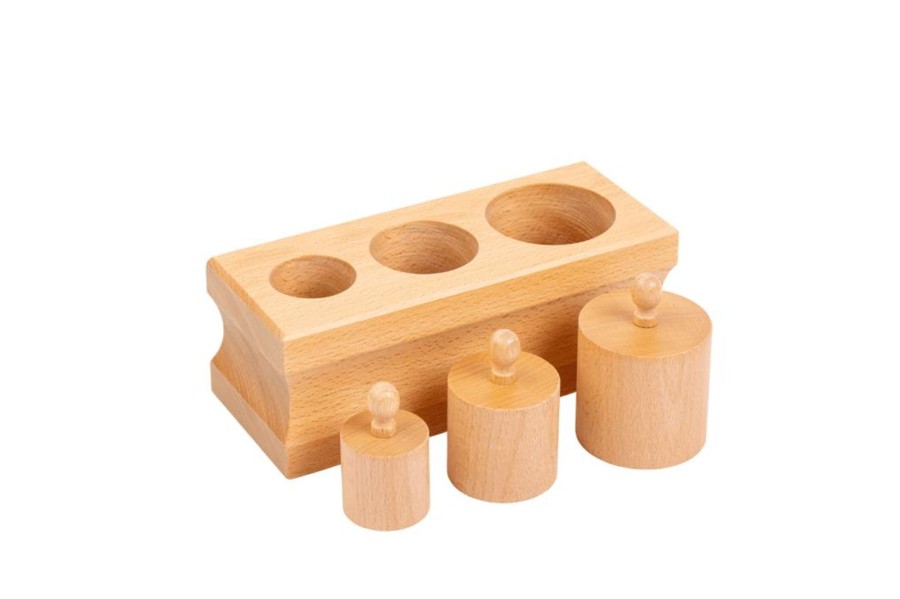 Montessori Materials Tout About Toys | Montessori Infant Toddler Cylinder Block (No. 1)