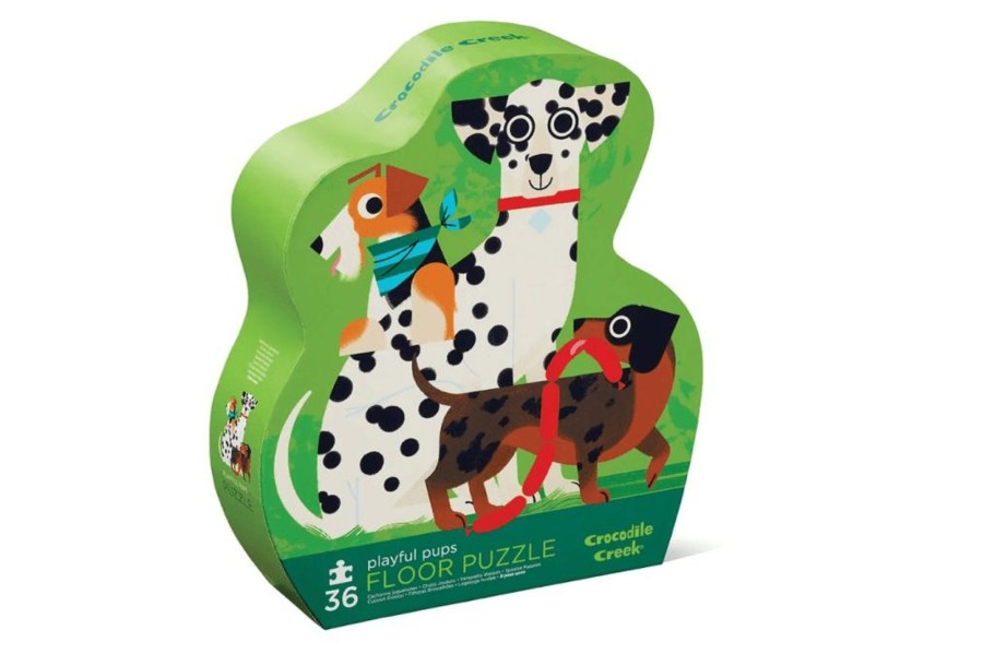 Toys Crocodile Creek | Crocodile Creek Playful Pups Puzzle