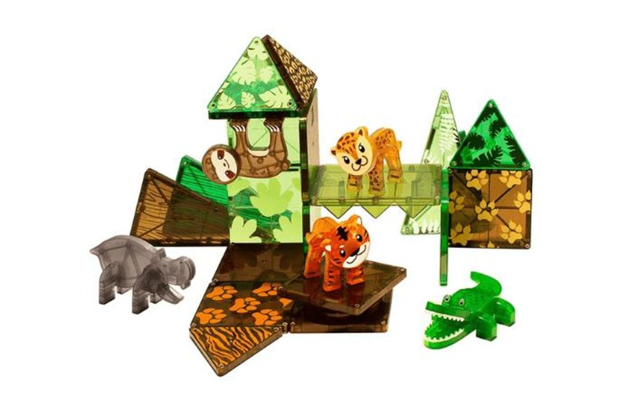 Toys Valtech Magna Tiles | Magna-Tiles® Jungle Animals 25-Piece Set