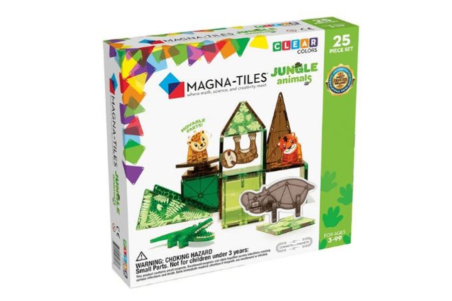 Toys Valtech Magna Tiles | Magna-Tiles® Jungle Animals 25-Piece Set