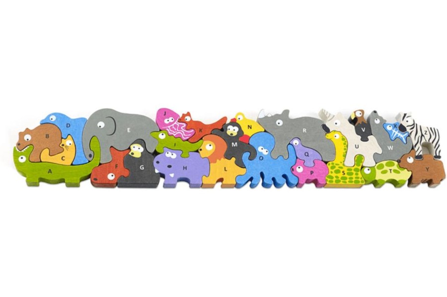 Montessori Materials Stortz Toys | Animal Parade A To Z Puzzle