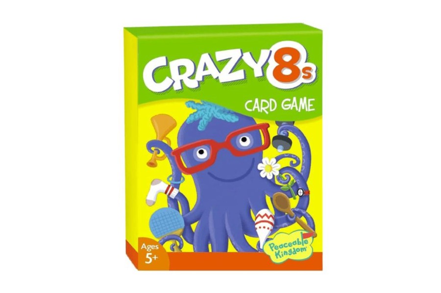 Toys Peaceable Kingdom | Crazy 8S Card Game