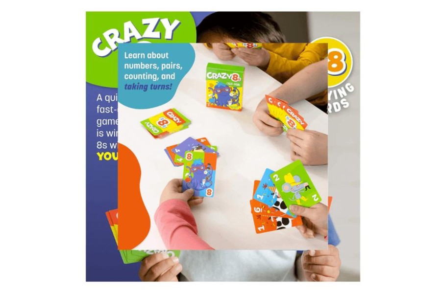 Toys Peaceable Kingdom | Crazy 8S Card Game