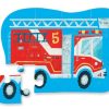 Toys Crocodile Creek | Crocodile Creek Mini Puzzle - Fire Truck