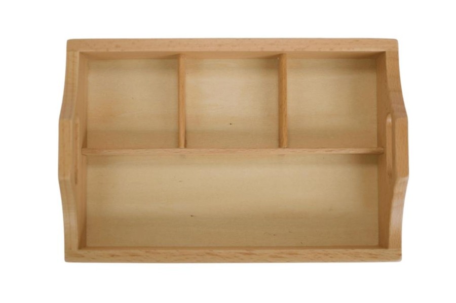 Montessori Materials Alibaba | Three Compartment Sorting Tray - Small