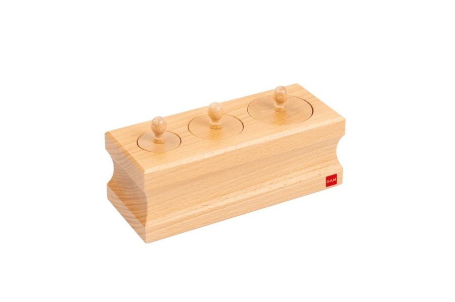 Montessori Materials Tout About Toys | Montessori Infant Toddler Cylinder Block (No. 3)