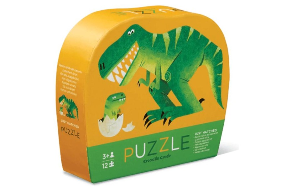 Toys Crocodile Creek | Crocodile Creek Mini Puzzle - Just Hatched Dinosaur