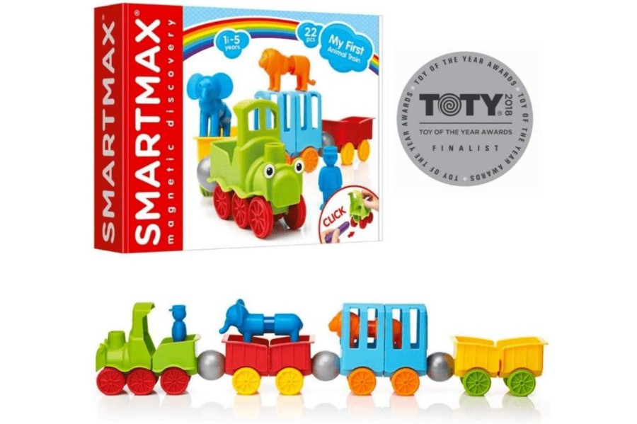 Toys Pierre Belvediere | Smartmax My First Animal Train - 22Pcs