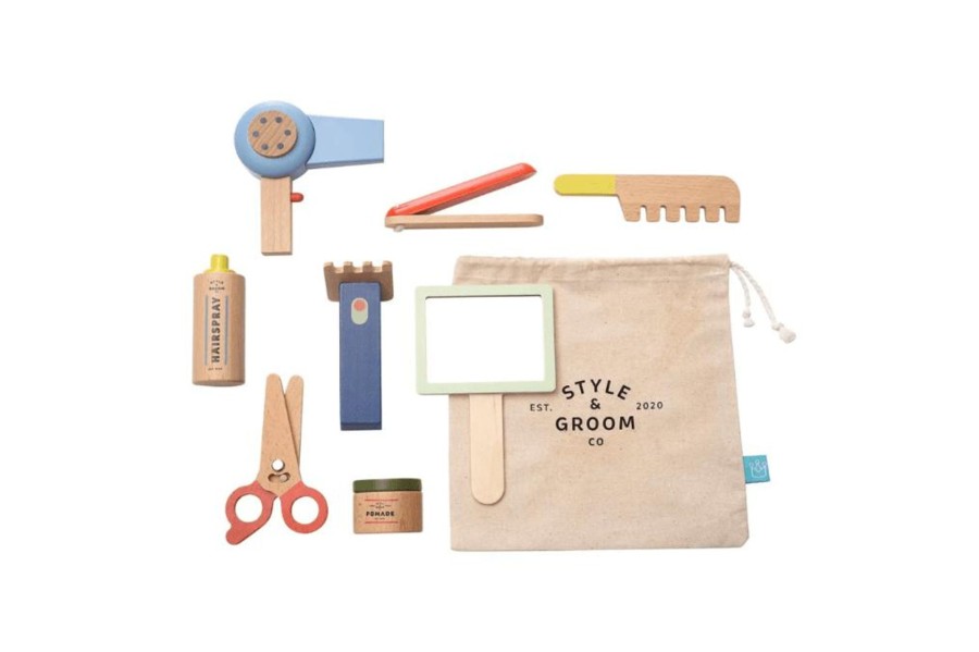 Montessori Materials Manhattan Toy | Style & Groom Wooden Hair Styling Set